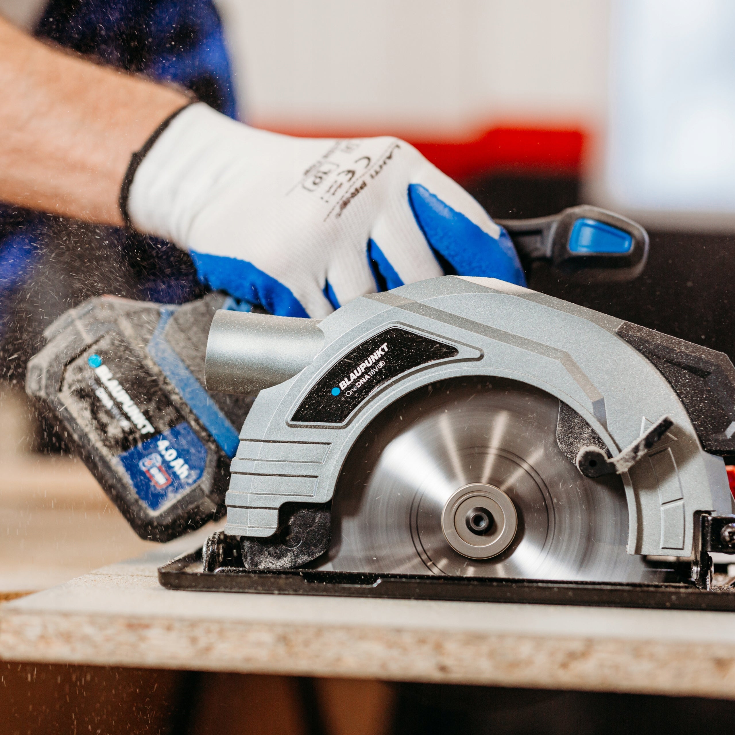 Circular Saw Blade Cordless 18V Wood Cutter + Disc 165mm Power supply rechargeable battery