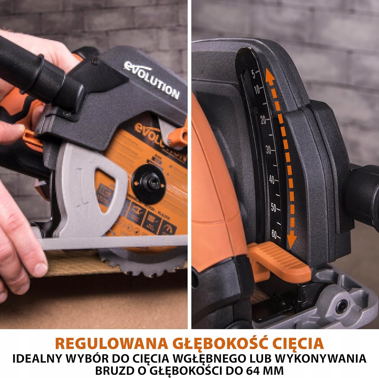 Circular saw Evolution Power Tools R185CCS 1600 W 20 mm Manufacturer code EVO-R185CCSX