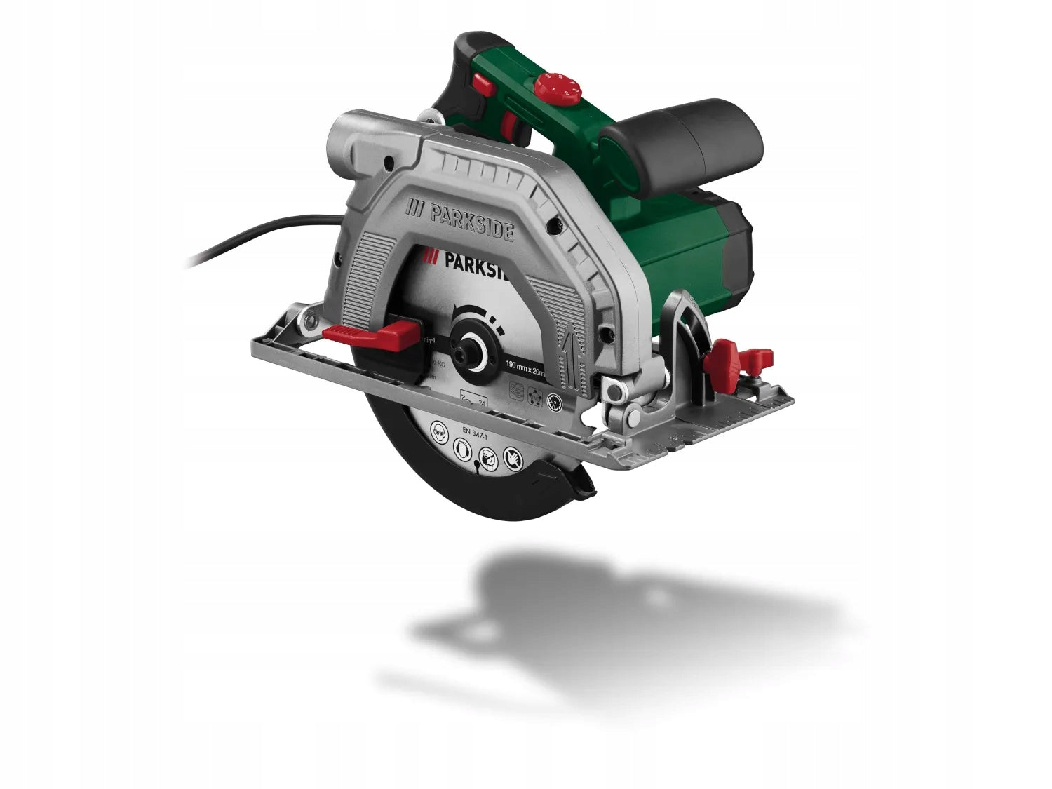 Circular saw Parkside PHKS 1350 E4 - 1350W with soft start