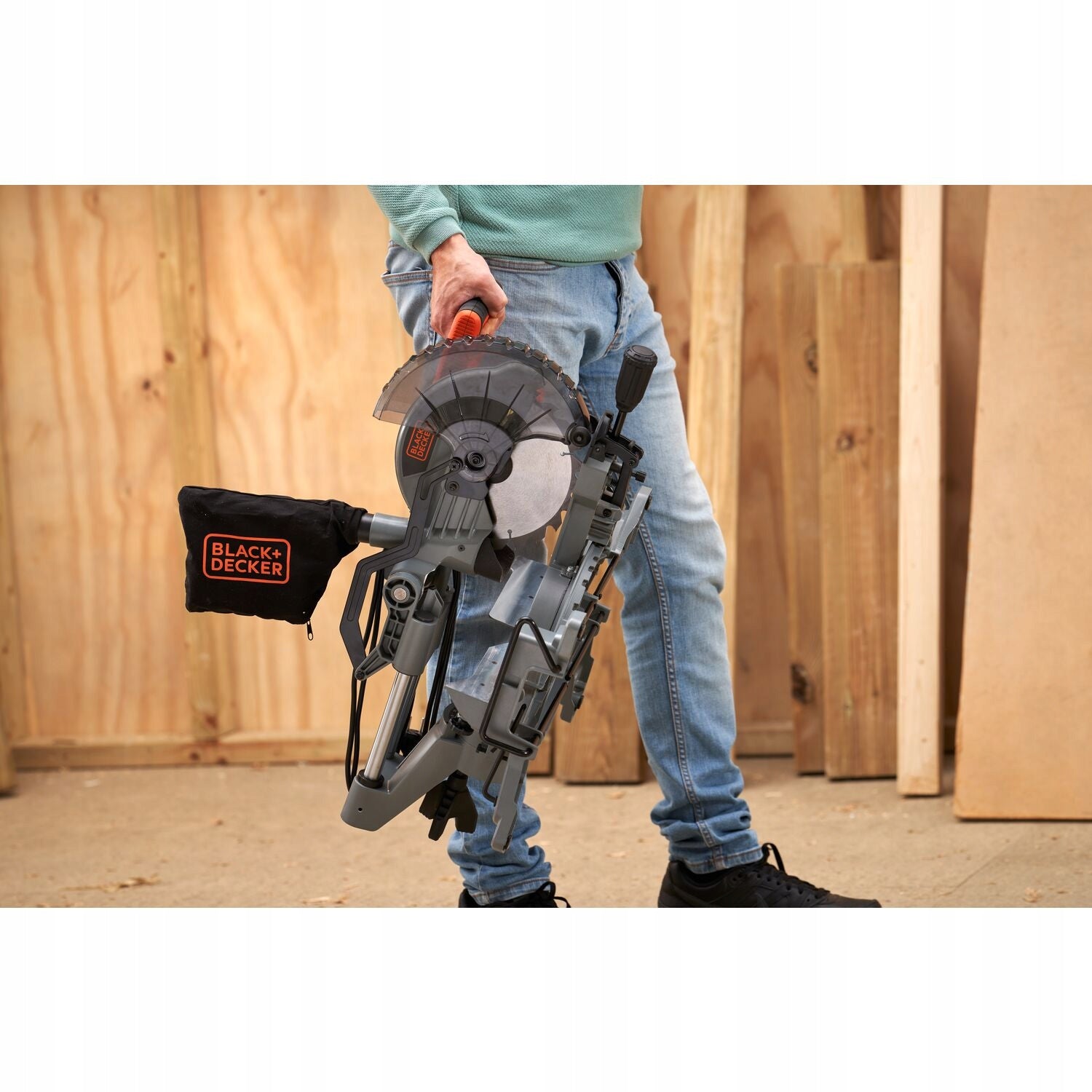 Circular saw, miter, 216/30mm, 1500W Black+Decker BES701-QS Maximum power 1500 W