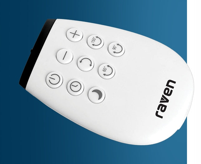 Circulator Standing Fan with Remote Control Raven ECP005 Oscillation White Dominant color white