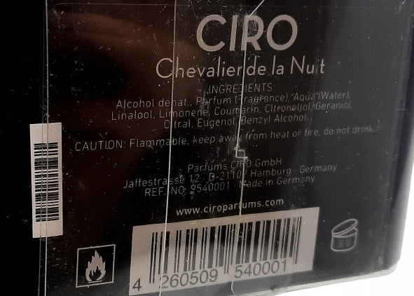 Ciro Chevalier De La Nuit EDP 100ml Product Brand Ciro