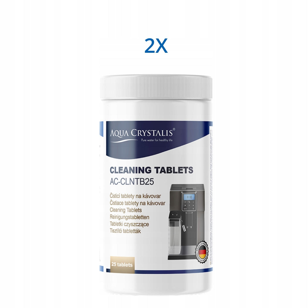 Čisticí tablety Aqua Crystalis AC-CLNTB25 na čištění kávovarů (25x2g)