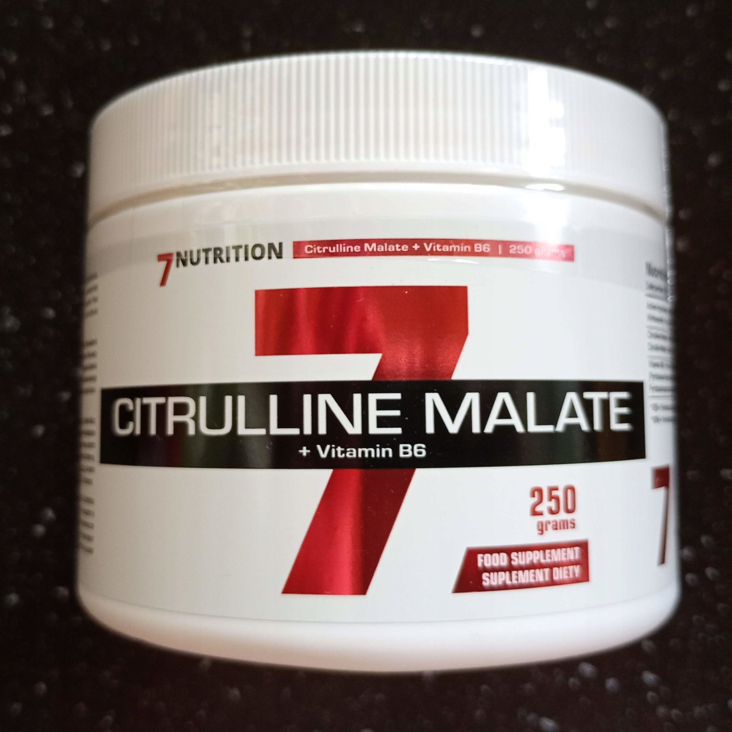 Citrulline 500g Citrulline Malate + Vitamin B6 Pyridoxine 2x250g Expiration date at least six months from the date of purchase