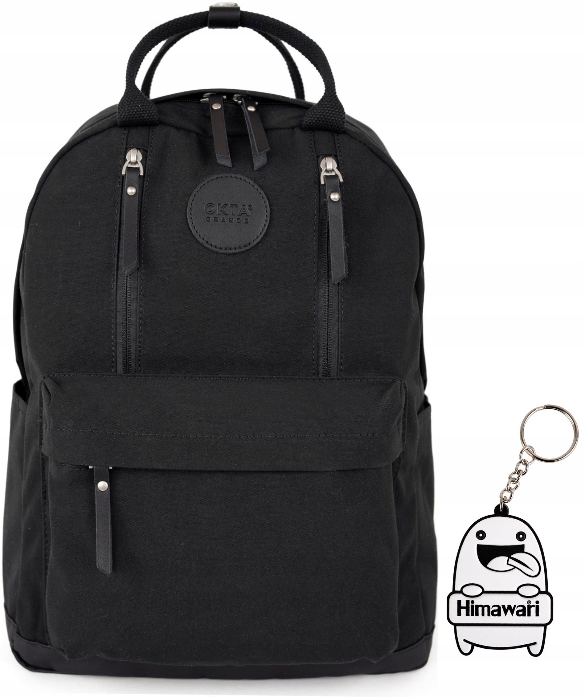 City Backpack Himawari Okta Divided M - Multifunctional Lightweight Black