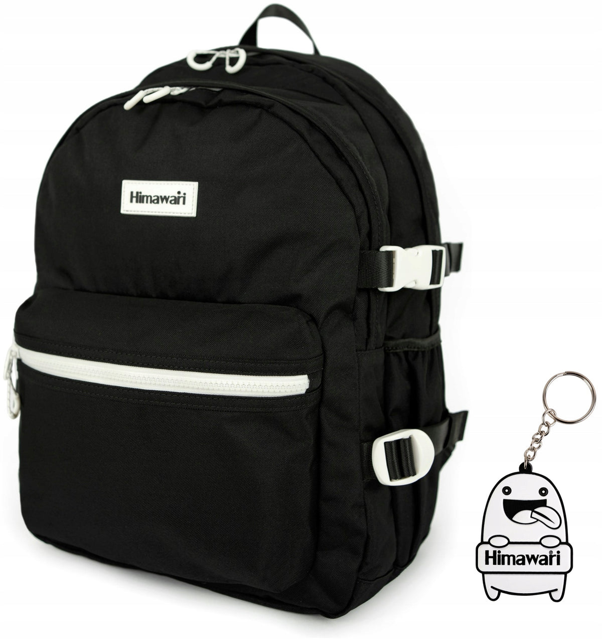 City Backpack Himawari Skate M - Multifunctional roomy waterproof Black