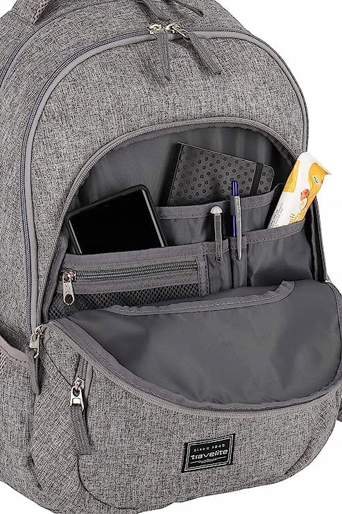 City Backpack Travelite Basics j. grey Brand Travelite