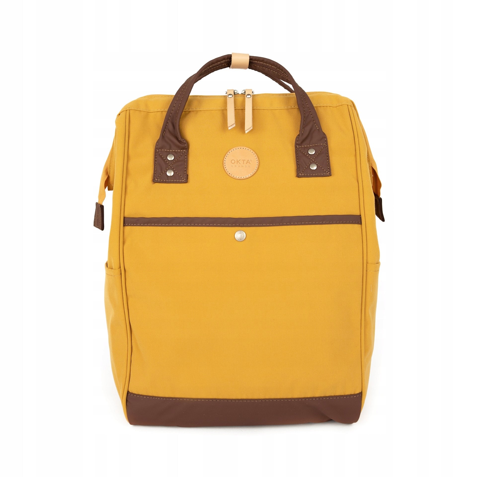 City Backpack Yellow HIMAWARI Travel Trip for Laptop with USB Trendy Packaging status original