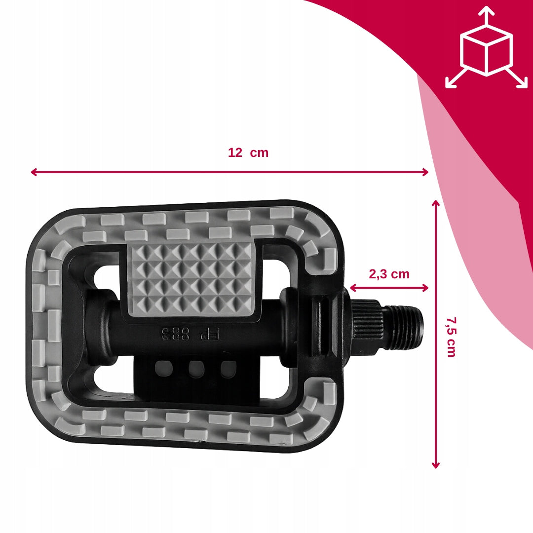 City Bike Pedals Non-Slip VELOXO UrbanEasyPlatform Reflective Manufacturer code 2000010003662 pedały rowerowe do roweru para
