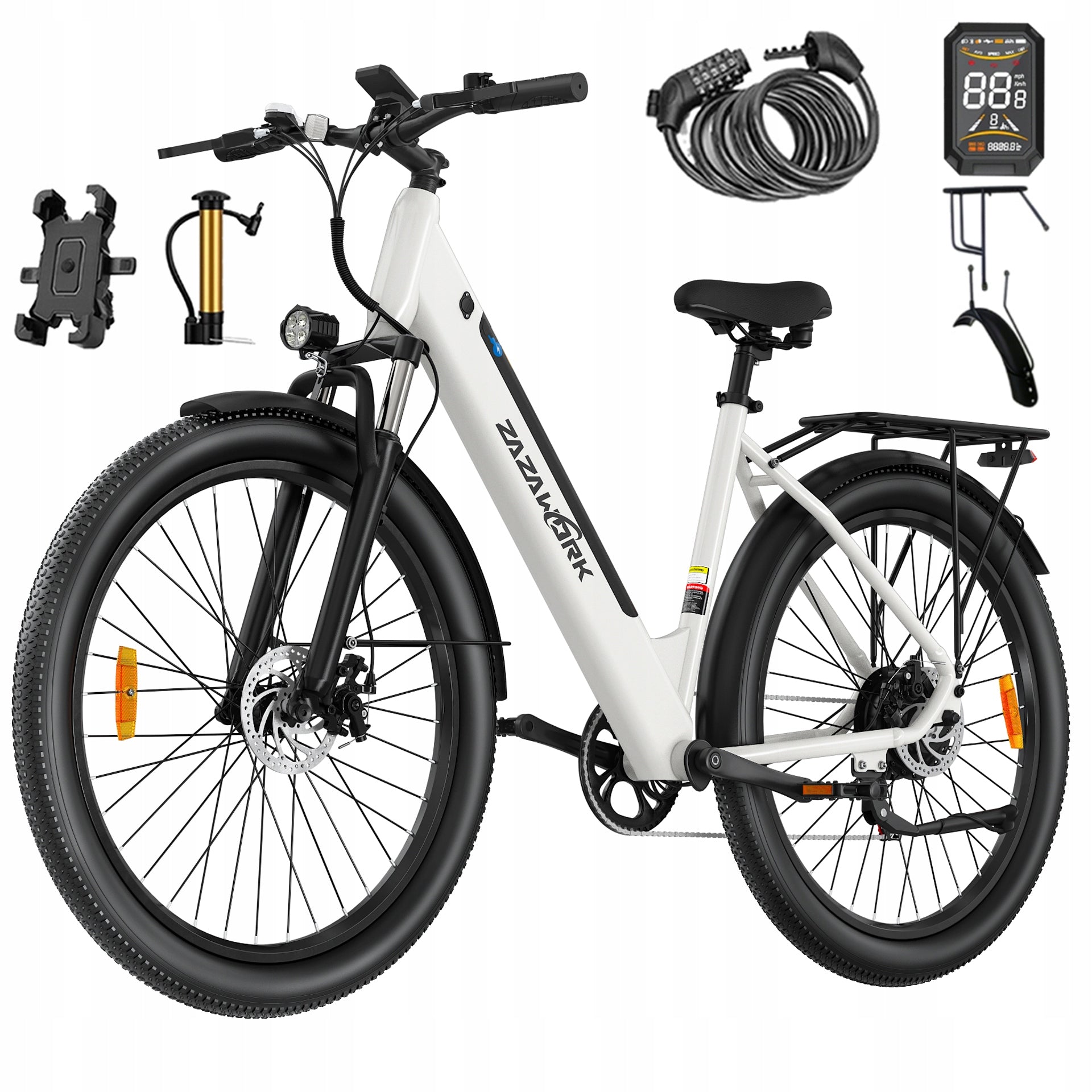 City Electric Bike 250W 36V 720WH ZAZAWORK C28 120KM 29" E-Bike
