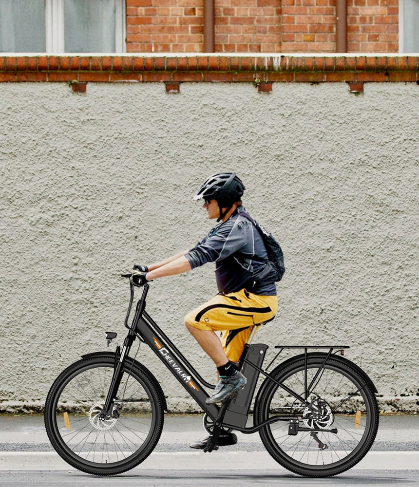 City Electric Bike CHEEVALRY 250W 20AH 120HP 26" E-bike Male/Women's Manufacturer code C26PBLACK Trekkingowy 8581706505591
