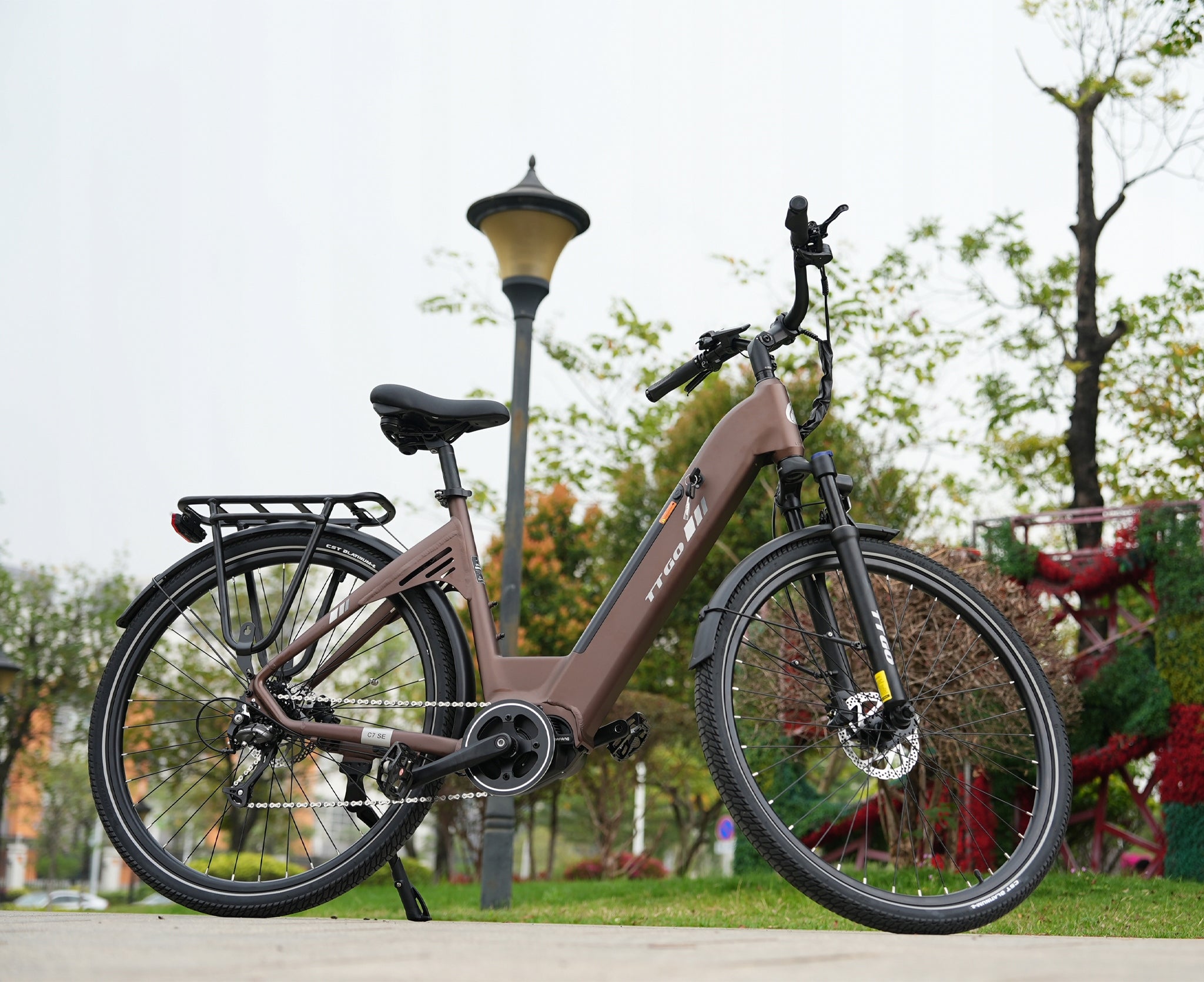 City Electric Bike TTGO C7 SE 250W 18Ah 130HP Mid-Mount 28" Motor Packaging status original