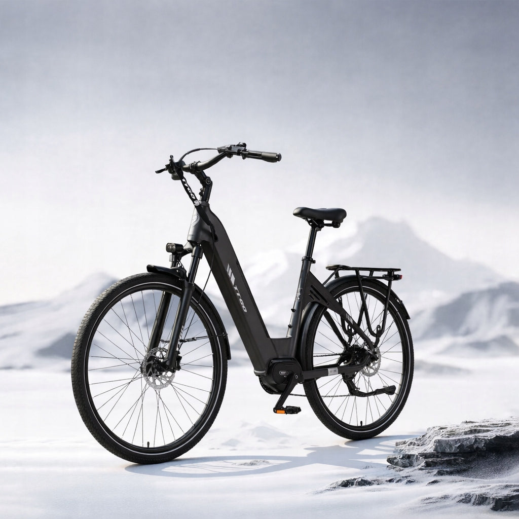 City Electric Bike TTGO C7 SE 250W 36V 18Ah 130HP Mid-Mount Motor Brand TTGO