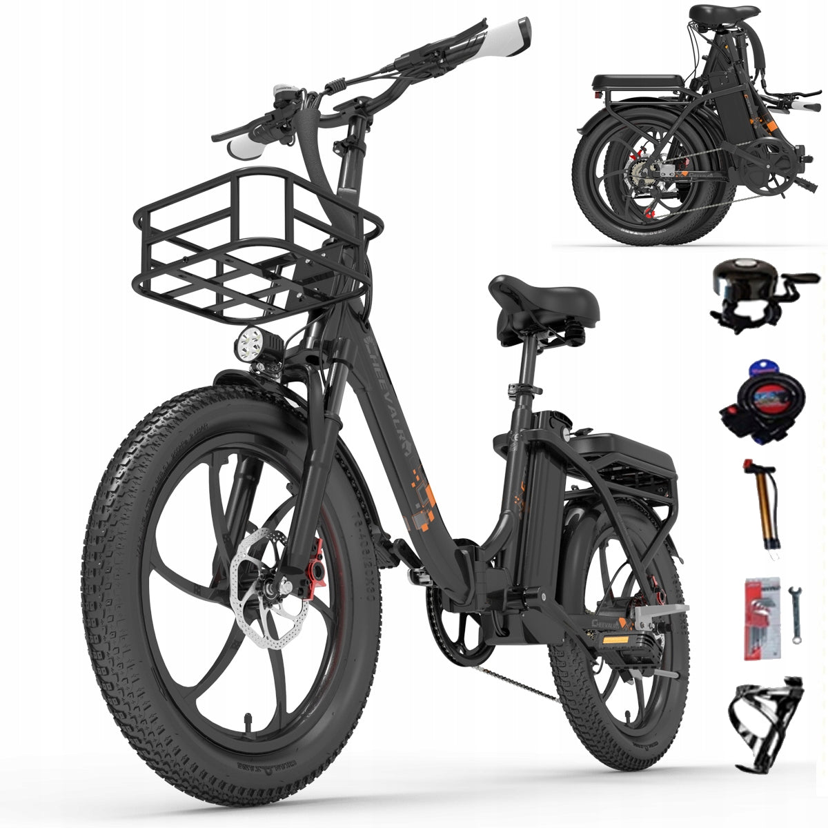 City Electric Bike for Adults Cheevalry C20PRO 48V20AH 150KM 20''