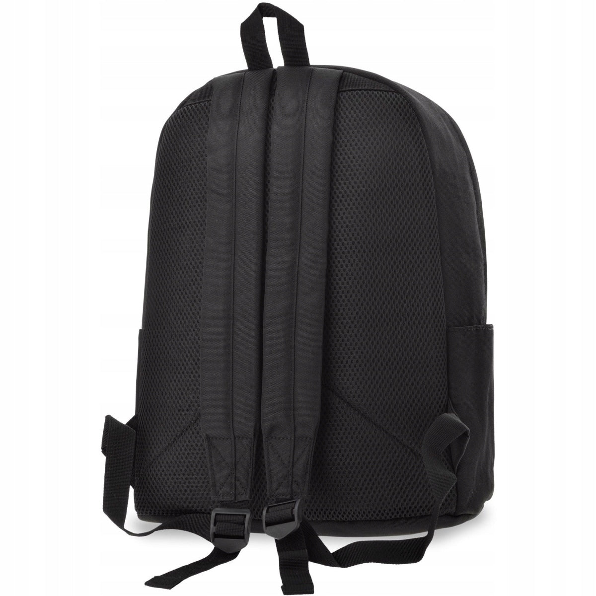 City Hiking School Backpack Universal Women's Men's Black Large A4 Brand Peterson