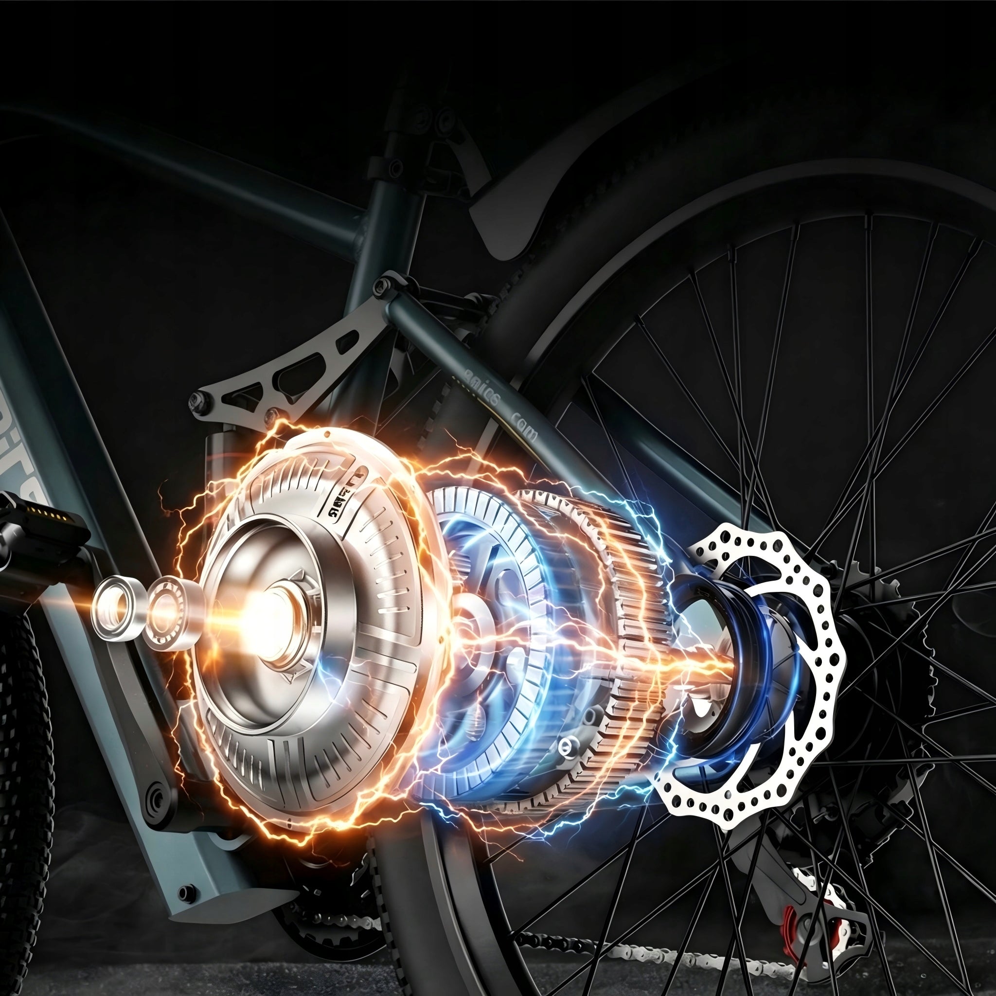 City/Mountain Electric Bike 26” 36V 13Ah 21 Shimano Aairsk GT900 Packaging status original