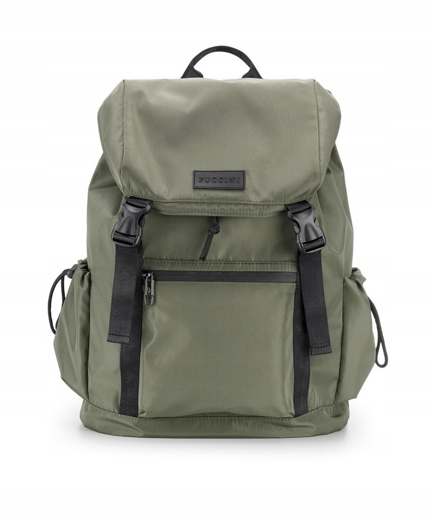City School Backpack for Laptop Work 15'' PUCCINI Green PM9029-5 Brand PUCCINI