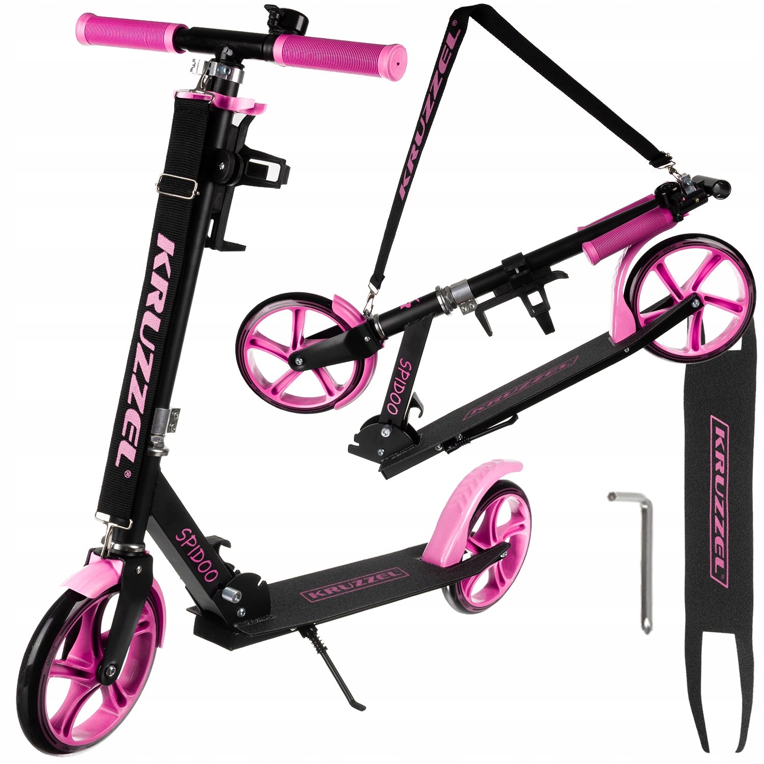 City Scooter Folding Large for Children Lightweight Large Wheels 200mm Brake