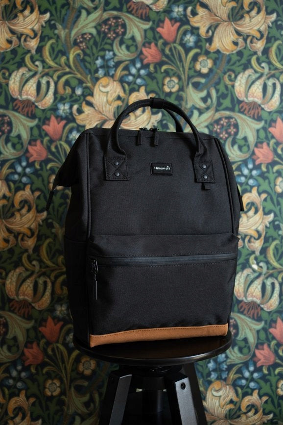 City backpack Himawari Cabin M - multifunctional organizer Black Brand Himawari