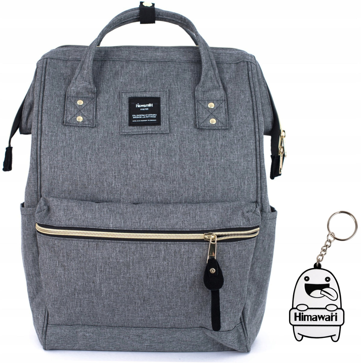 City backpack Himawari Classic - for school fashionable everyday Grey