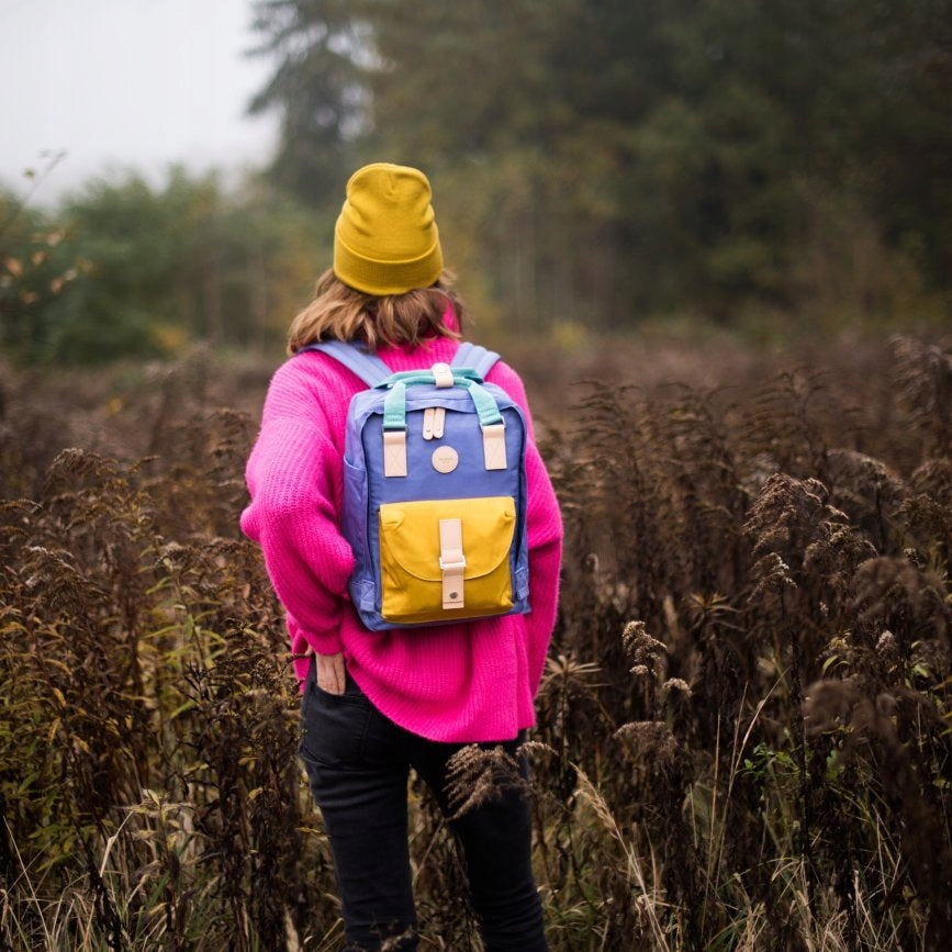 City backpack Himawari Cupcake S - roomy waterproof Multicolor Kind city