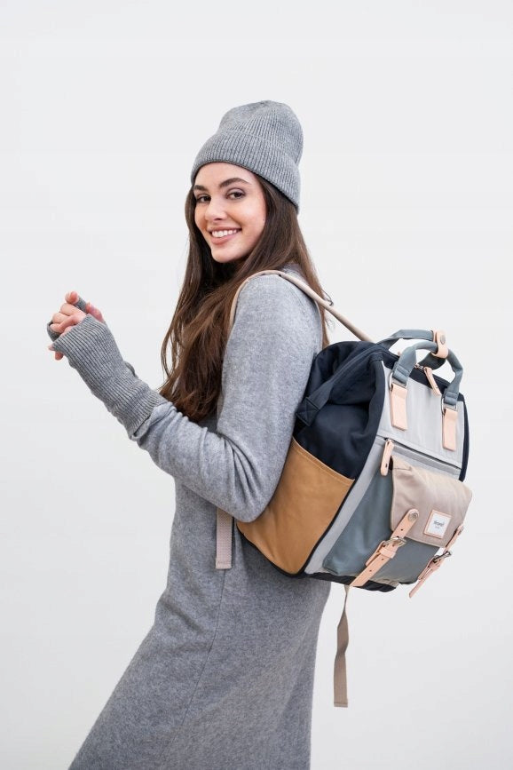 City backpack Himawari Vivid M - youth colorful multifunctional Grey Manufacturer code 9018