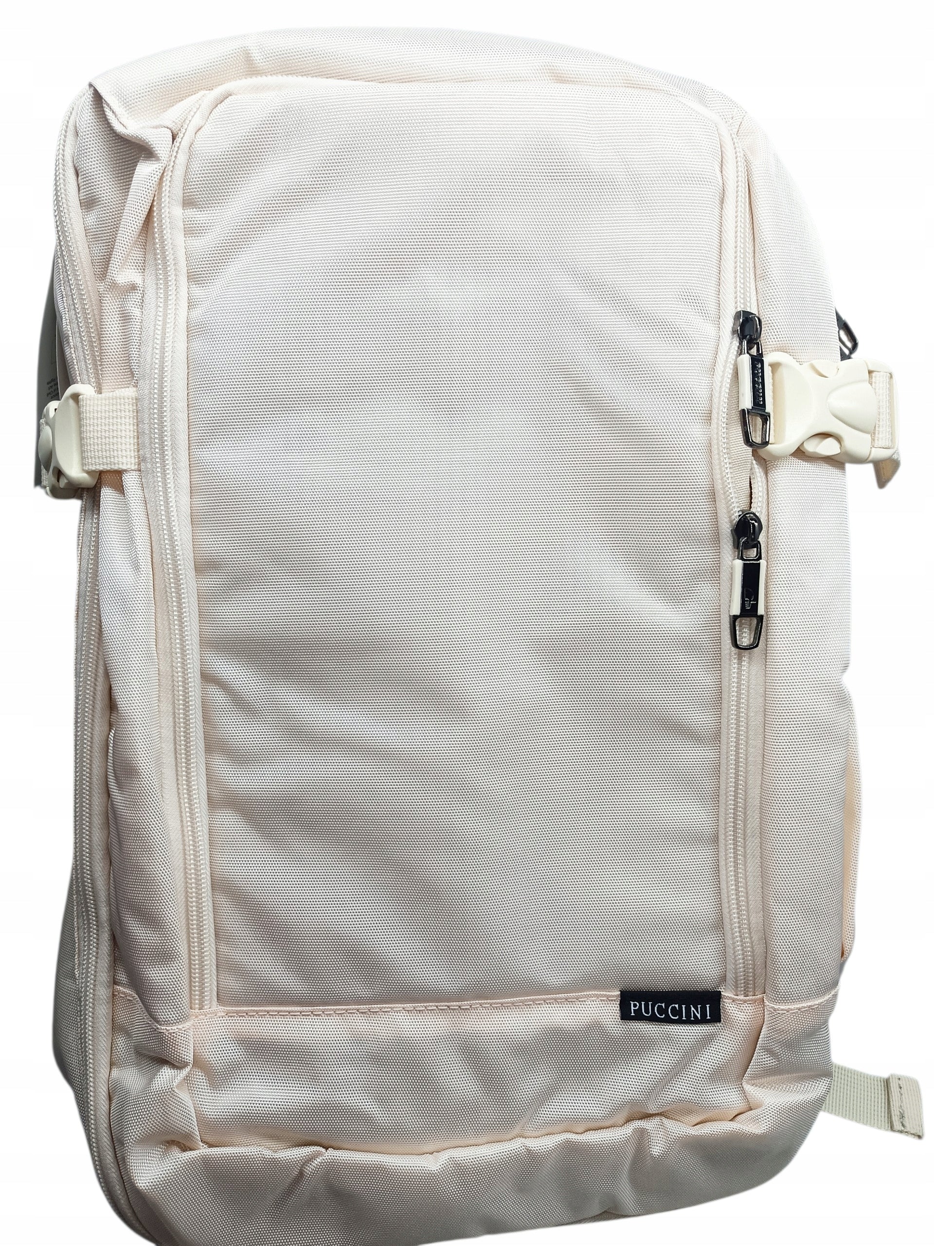 City backpack Puccini 23 l beige with laptop pocket Brand PUCCINI