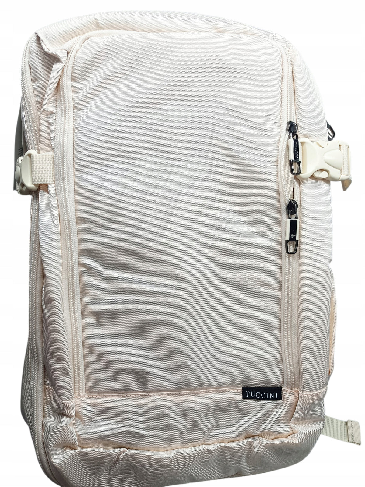 City backpack Puccini 23 l beige with laptop pocket Brand PUCCINI