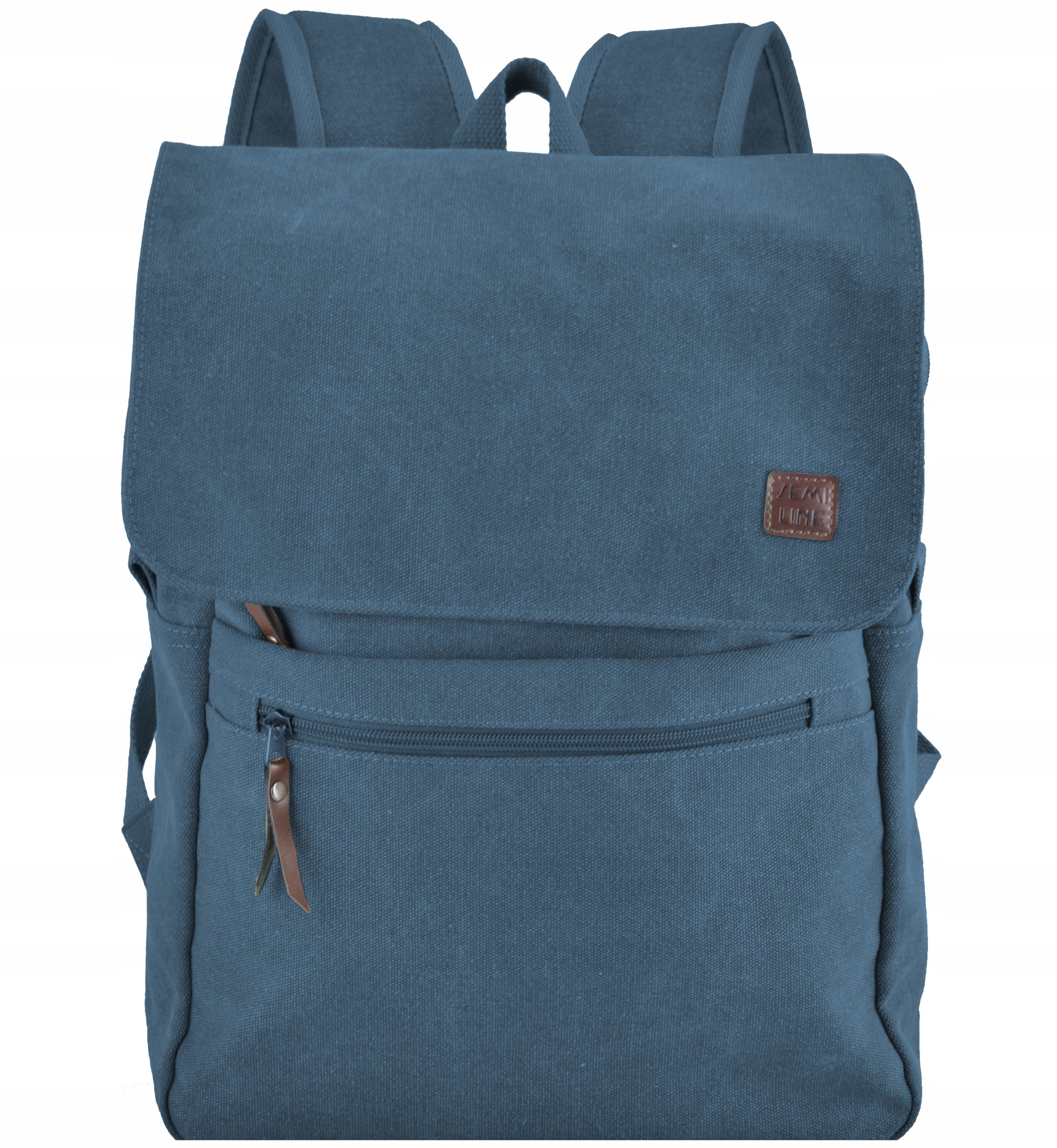 City backpack Semi Line Canvas J4922-2 light and durable sea color