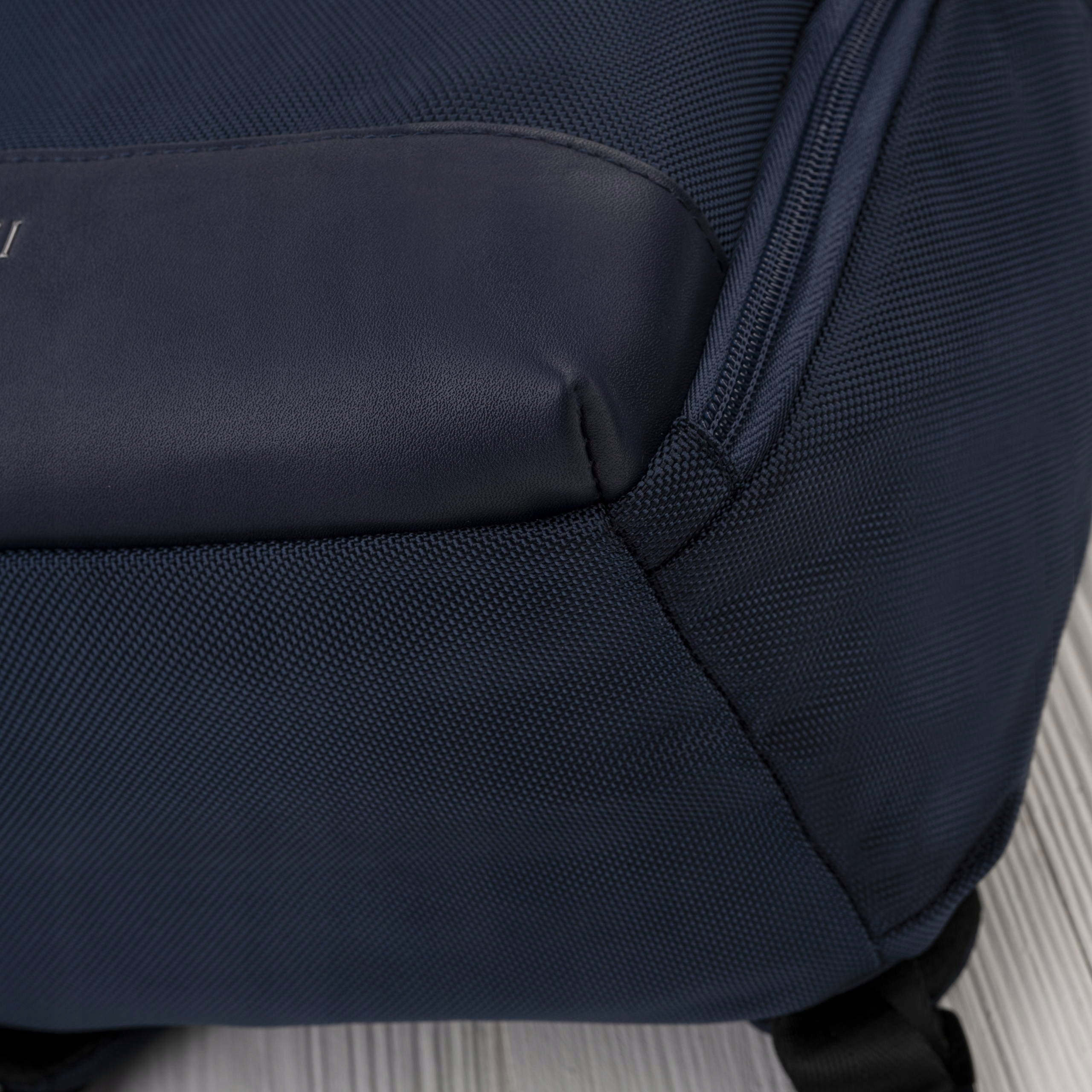 City backpack material navy blue lightweight universal large Paolo Peruzzi Brand Paolo Peruzzi