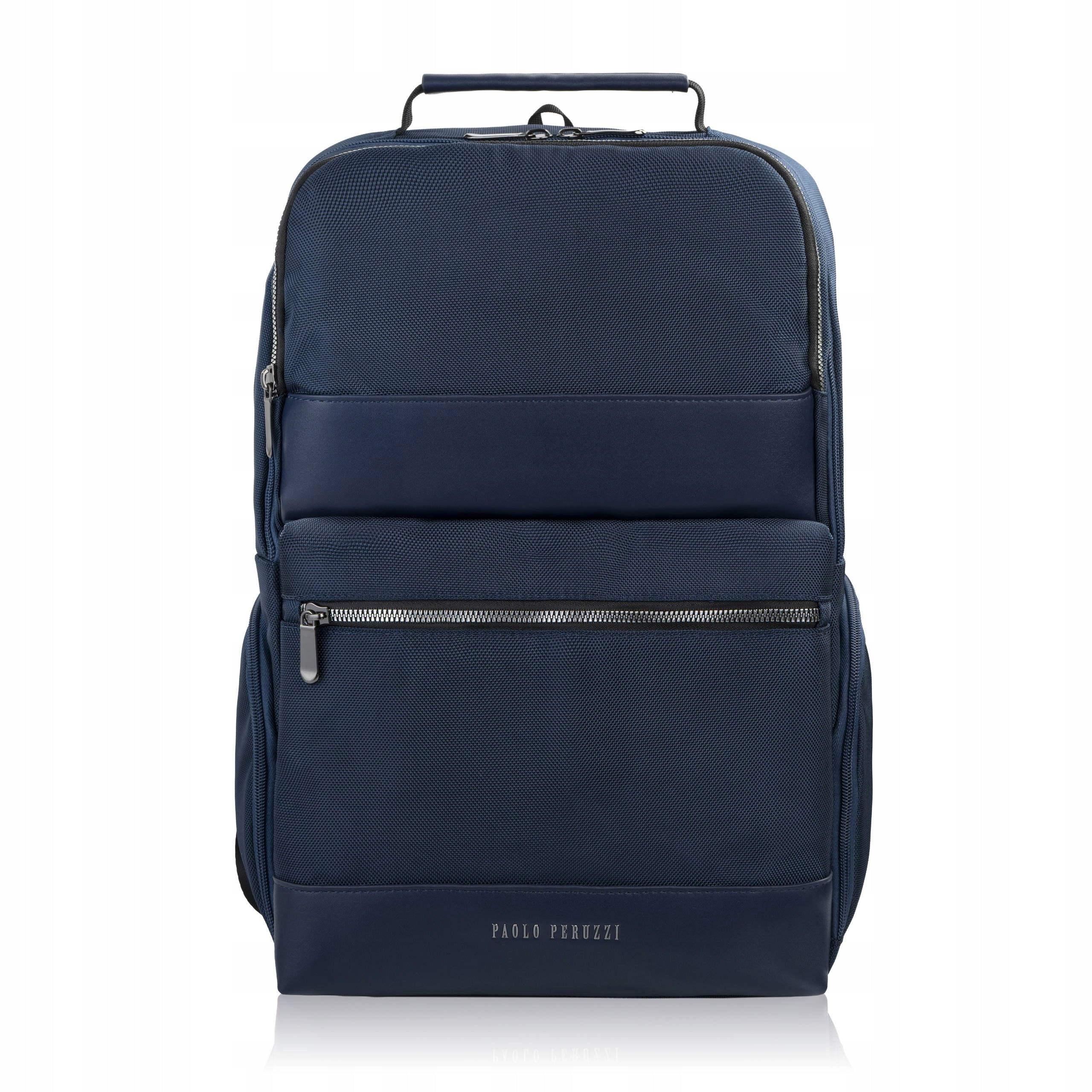 City backpack material navy blue lightweight universal large Paolo Peruzzi