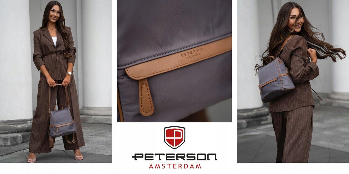 City backpack women's roomy backpack bag fashionable Peterson safe Packaging status original