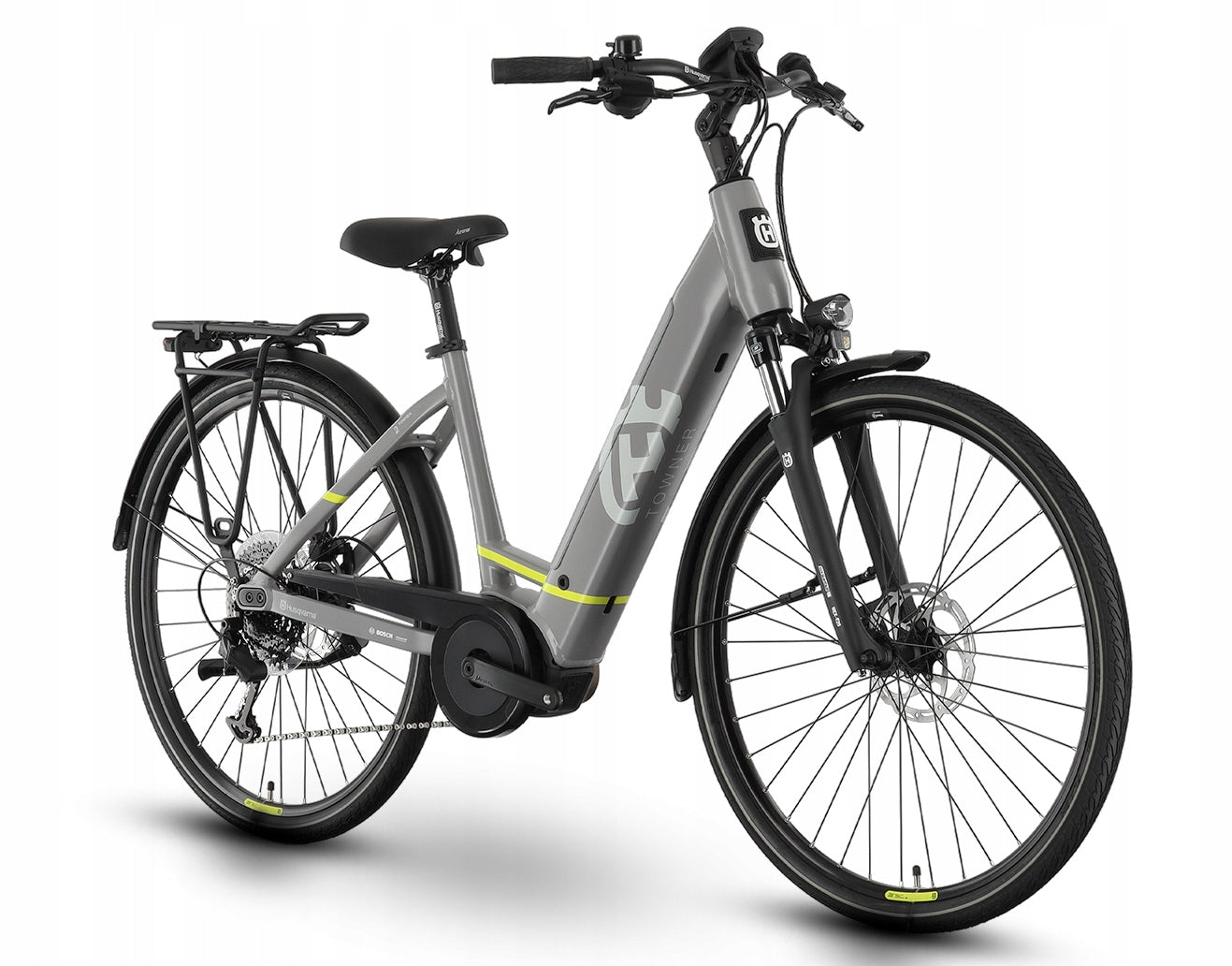 City electric bike Husqvarna Towner 2 Bosch 46cm 28'' 250W grey Packaging status original