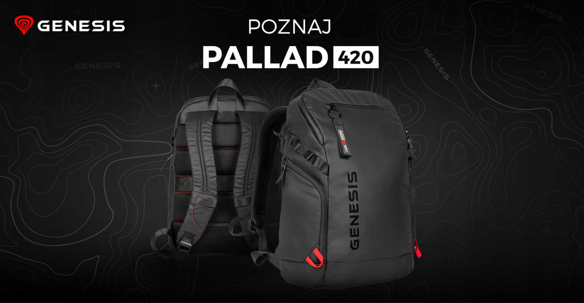 City school backpack for laptop GENESIS Palladium 420 15,6`` 18L Brand Genesis