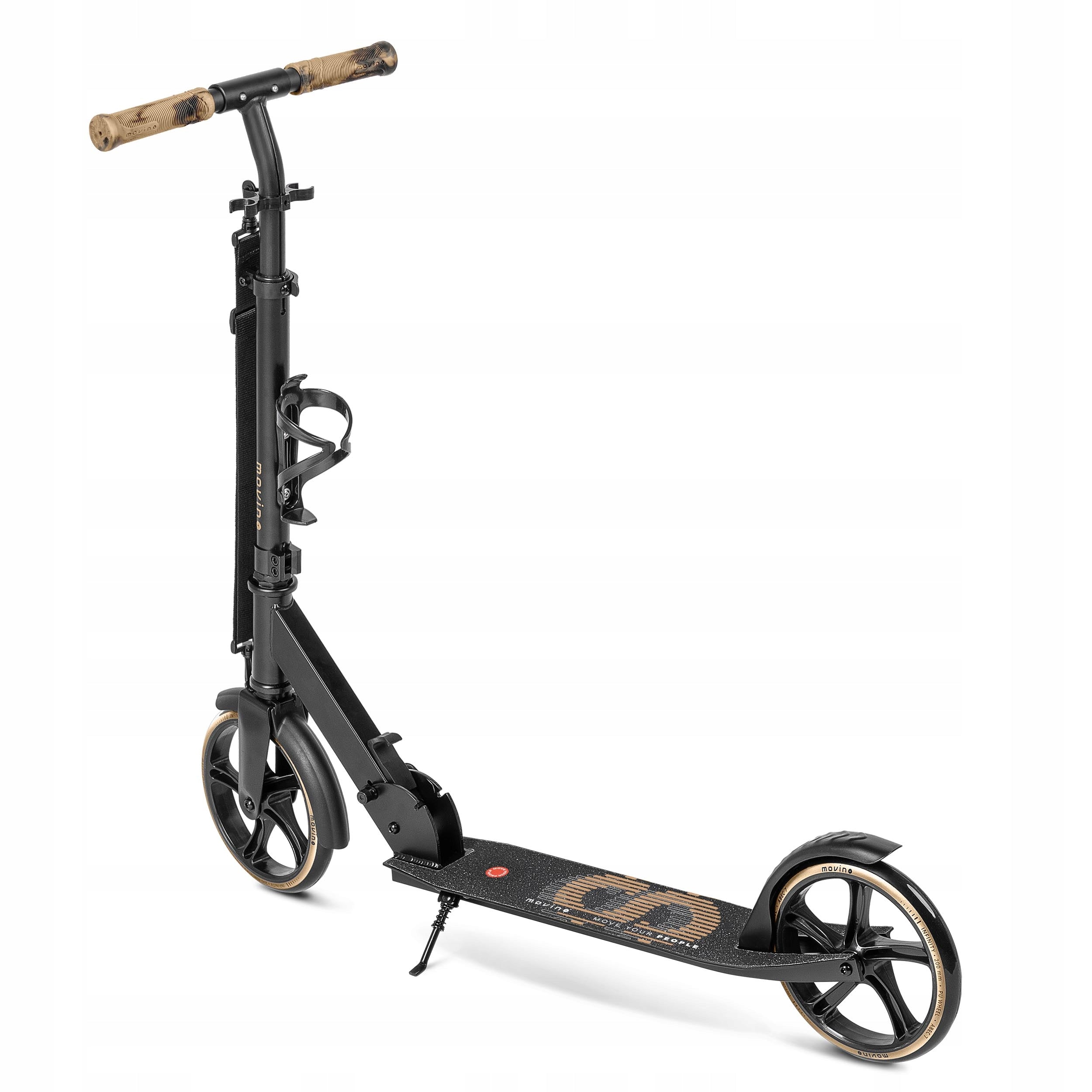 City scooter MOVINO INFINITY gold for children folding large Kind two-wheeled