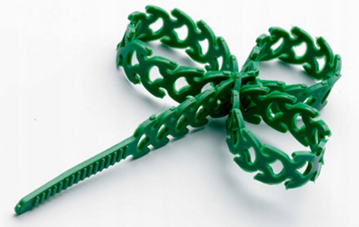 Clamp band green 10x300mm 24pcs for plants Manufacturer code 18875