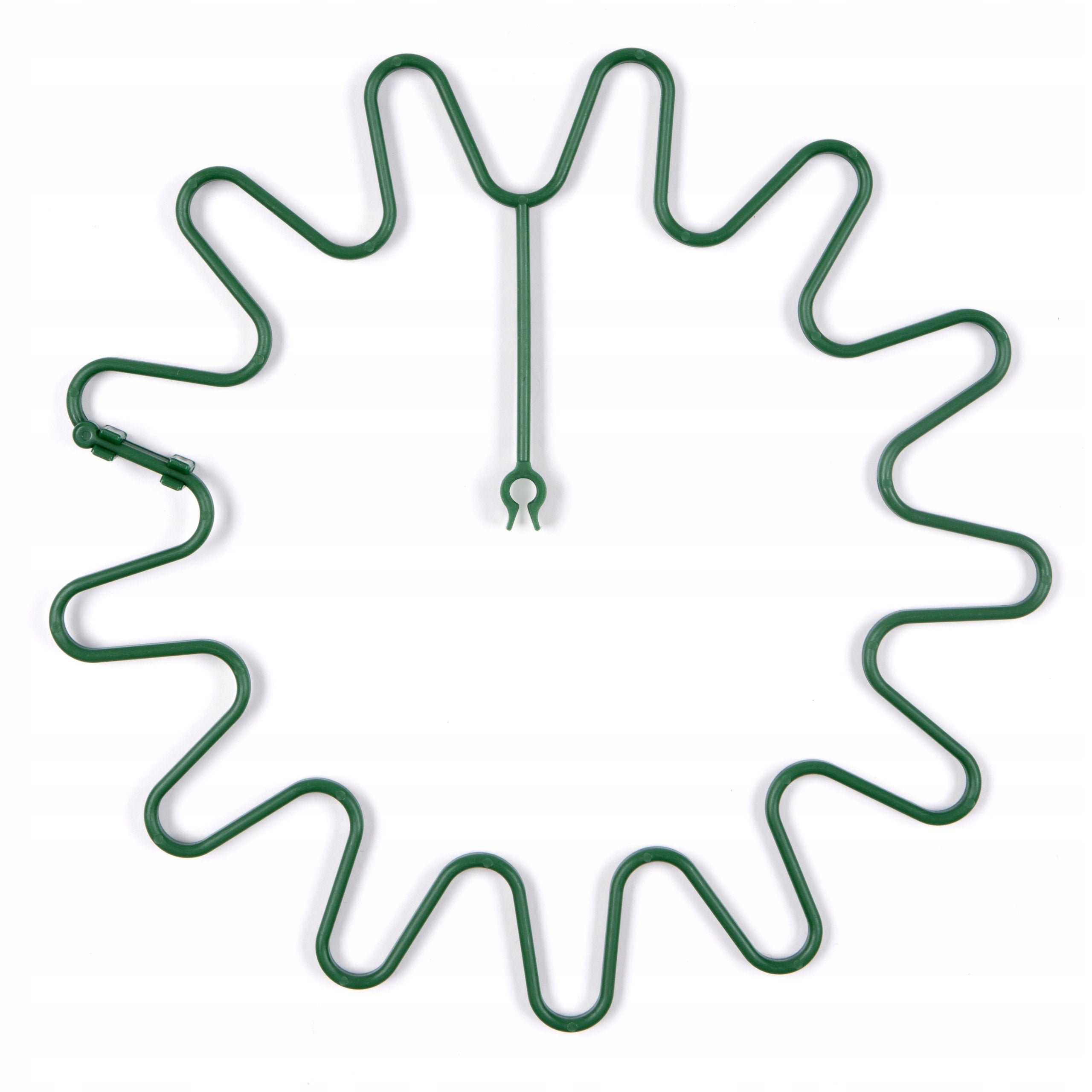 Clamp, plant support green 6mm 1 pc.