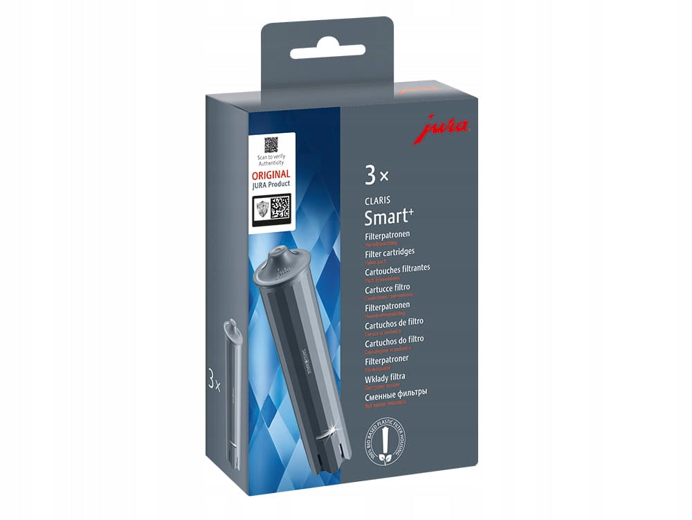 Claris Smart+ water filter for Jura x3 pcs ENA 4 E80 E60 J6 S8 Z10 Z8 Product weight with unit packaging 0.3 kg