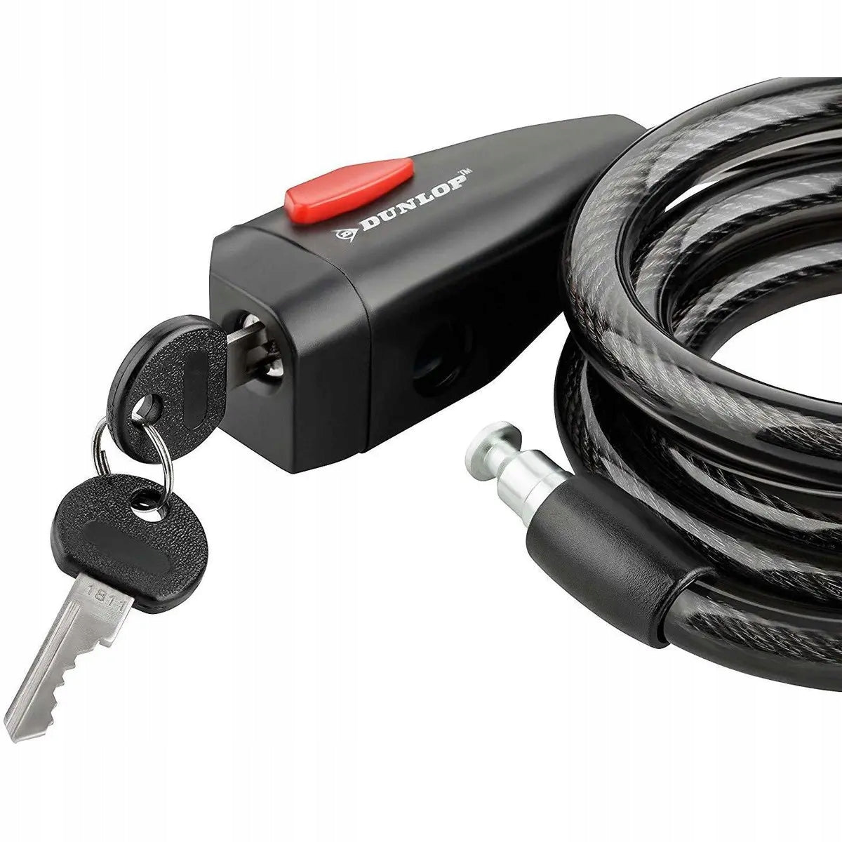 Clasp Bicycle Security DUNLOP Bicycle Lock Cable 150cm key Brand Dunlop