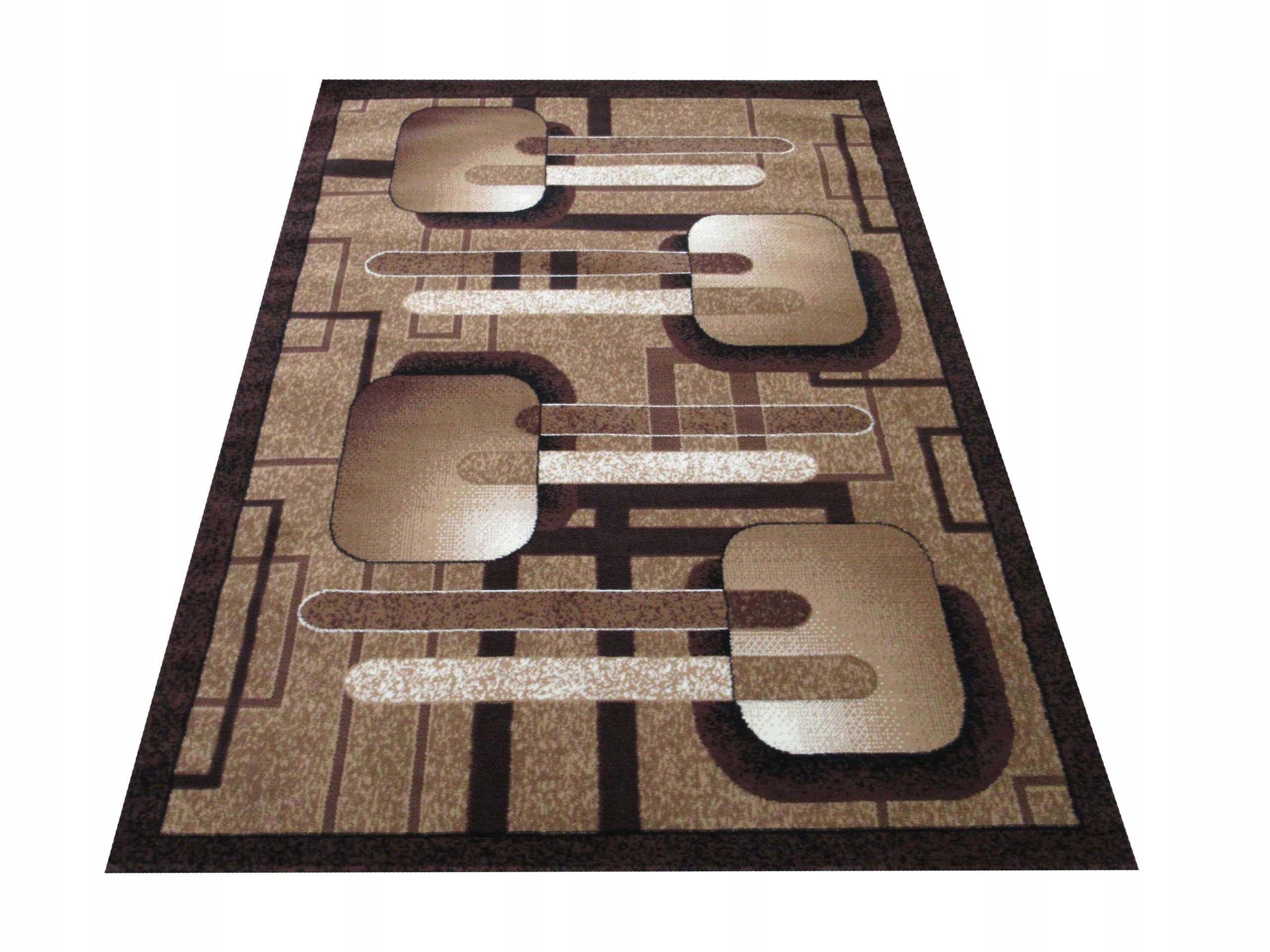 Classic BCF carpet for the living room, brown, 9mm thick, 180x250