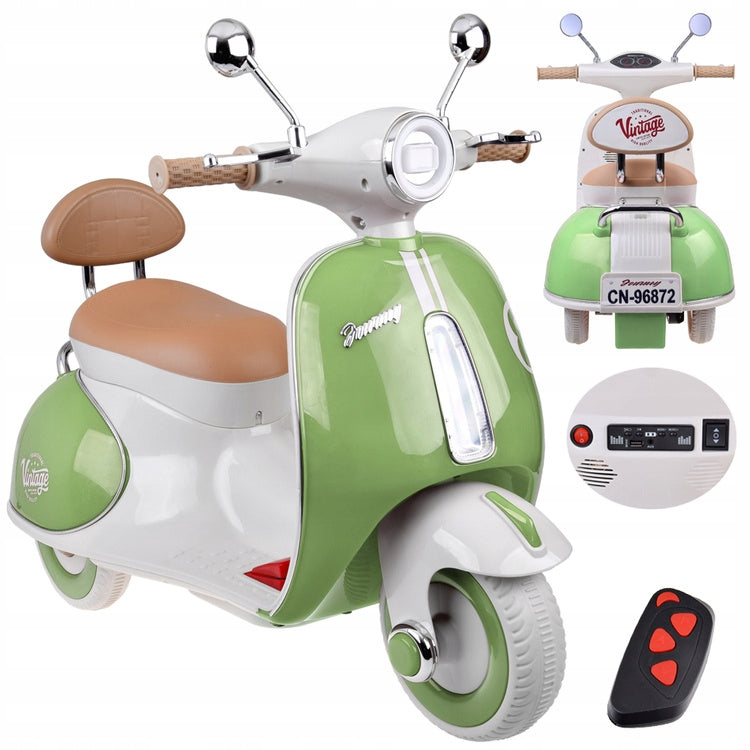 Classic Electric Battery Scooter for Baby PA0330 green