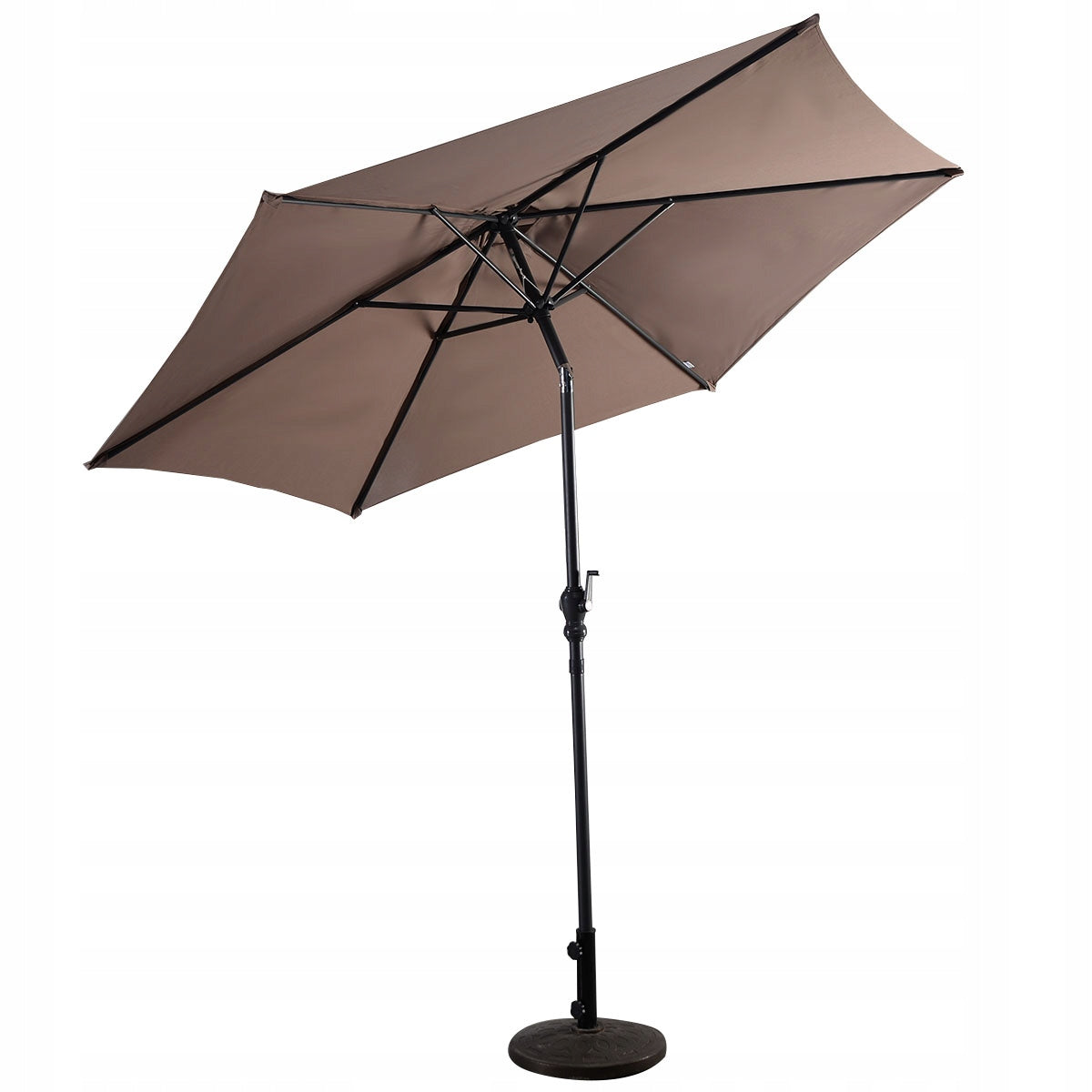 Classic umbrella Costway beige 270 x 235 cm