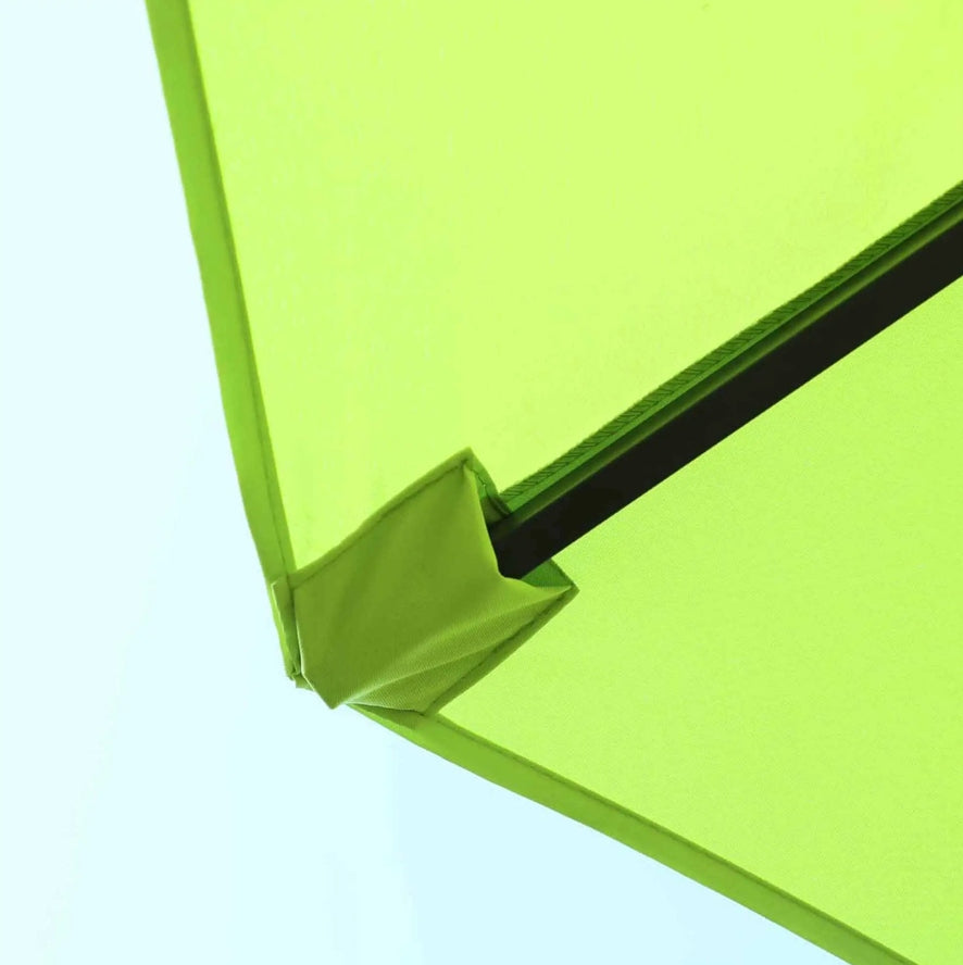 Classic umbrella Outsunny beige 460 x 240 cm green celadon Product weight with unit packaging 15 kg