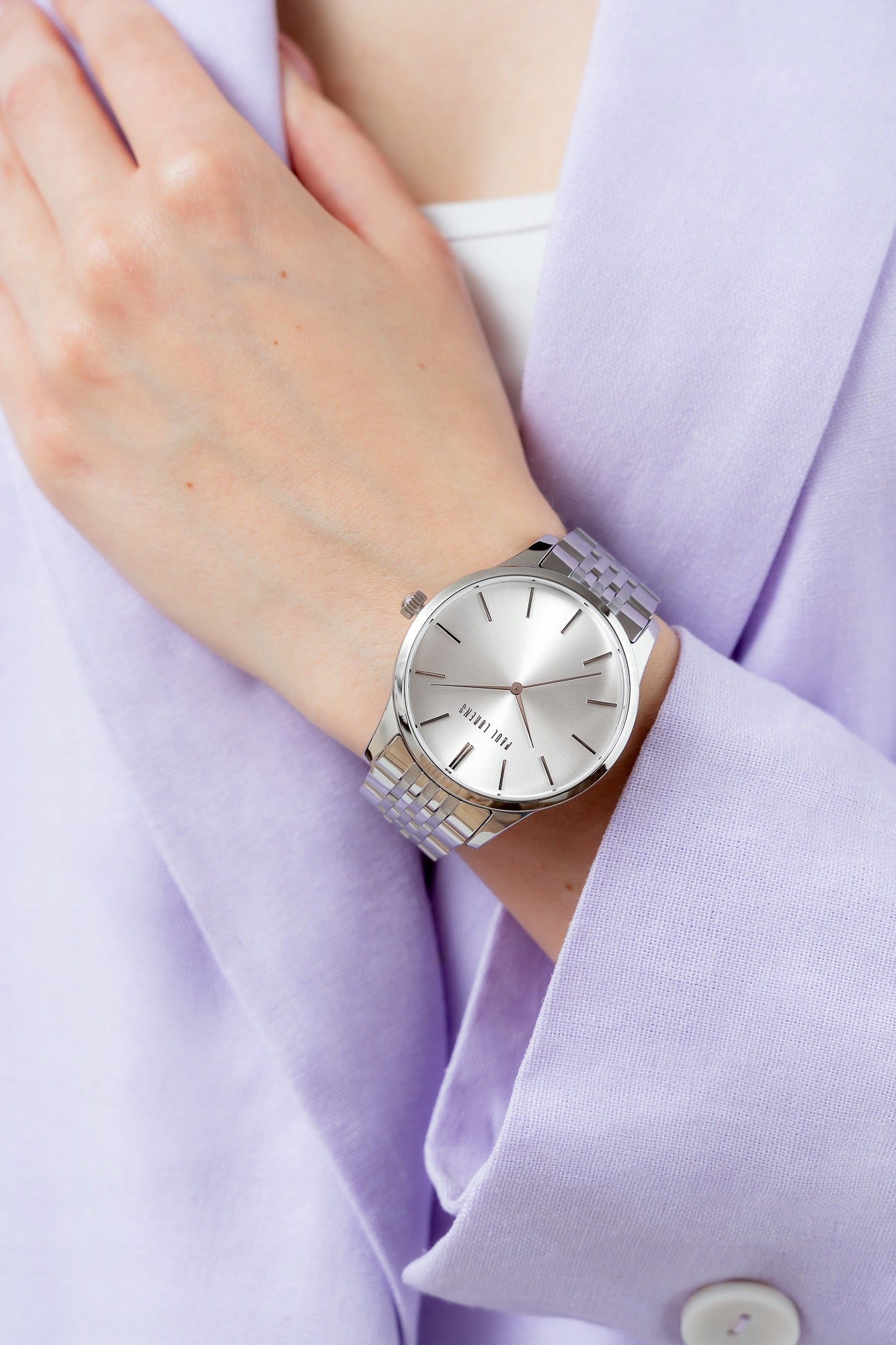 Classic women's watch Paul Lorens ILARIA steel bracelet - WITH ENGRAVING EAN (GTIN) 5905258708249