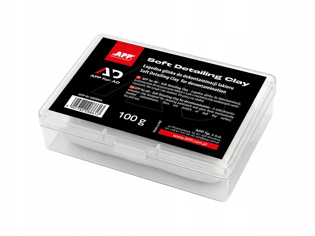 Clay for cleaning decontamination of varnish MILD WHITE 100 g | APP