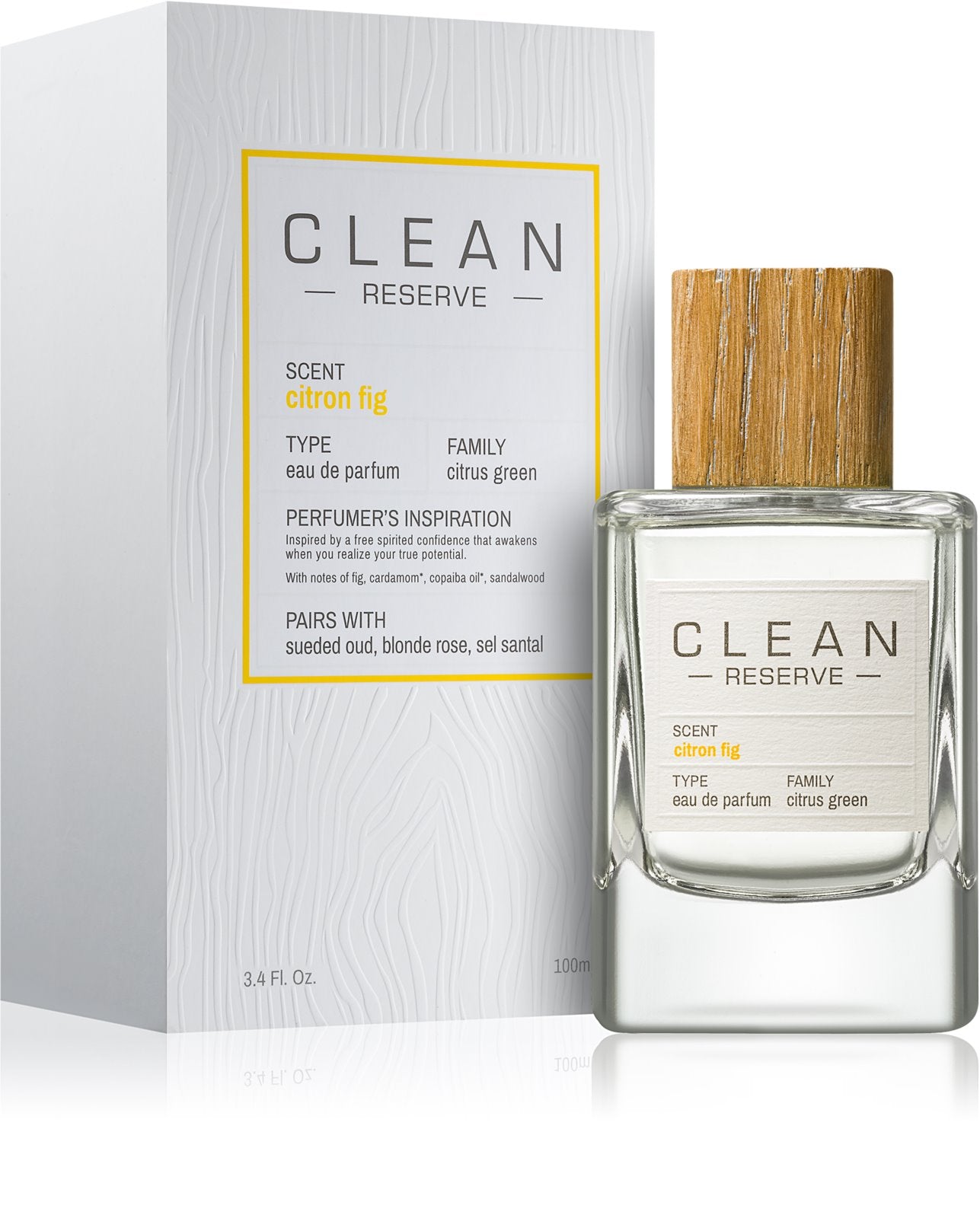 Clean , Reserve - Citron Fig, Eau De Parfum, Unisex, 100 ml Brand Clean