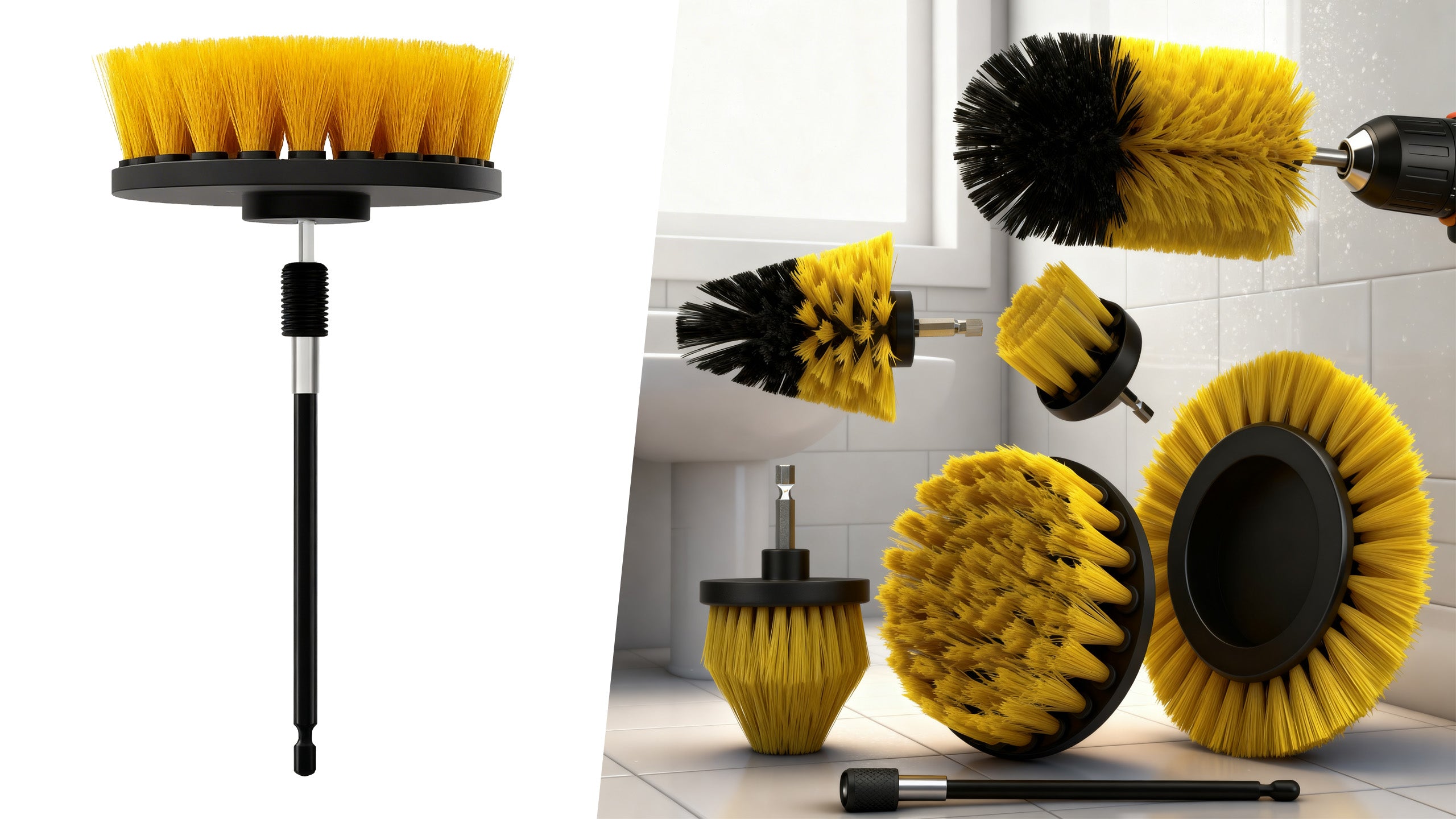 Cleaning Brushes Multi-Purpose for Drill Screwdriver Pads Product weight with unit packaging 0.618 kg