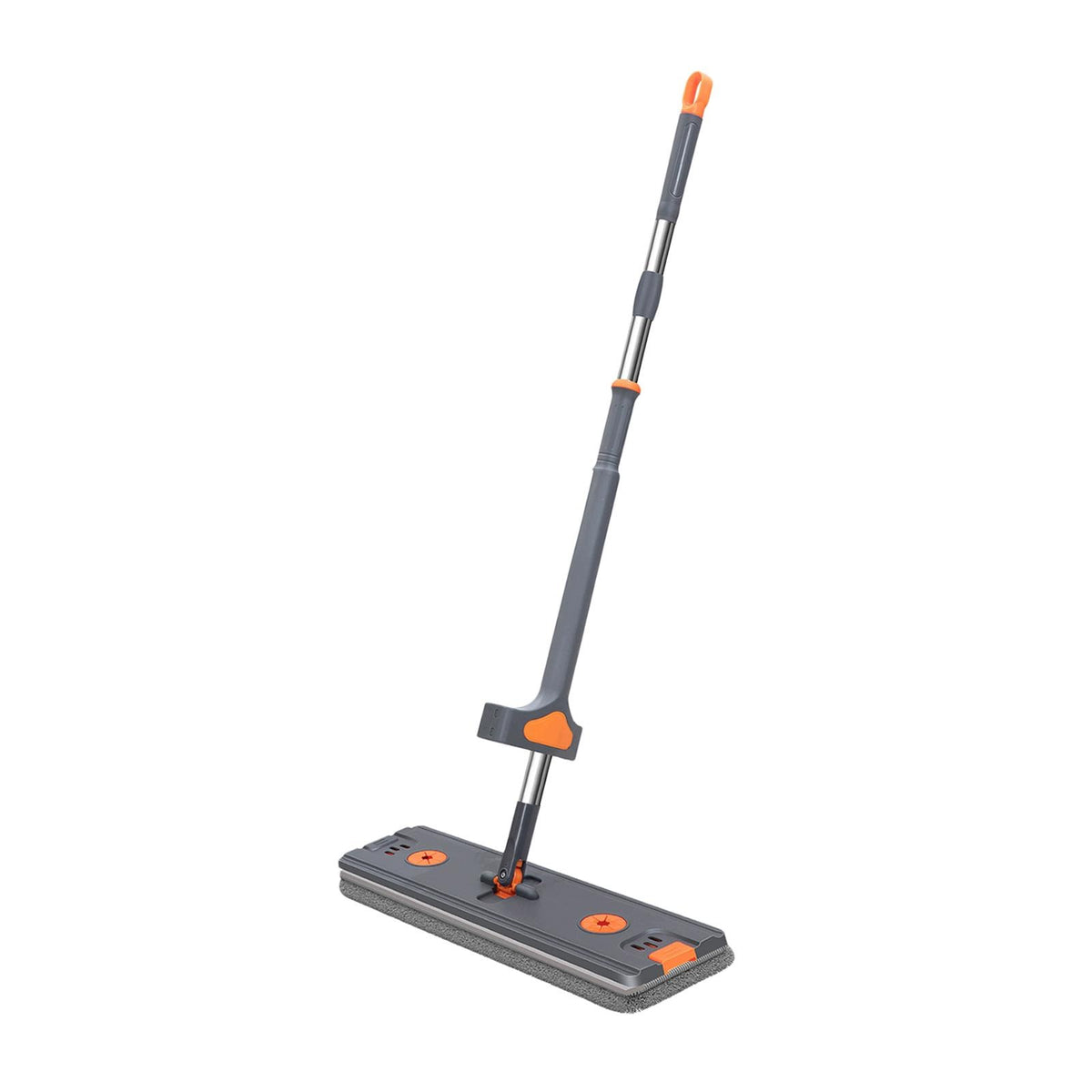 Cleaning Floor Mop Flat Mop Floor Cleaning Hand Free Dark Gray 45cmx12cm
