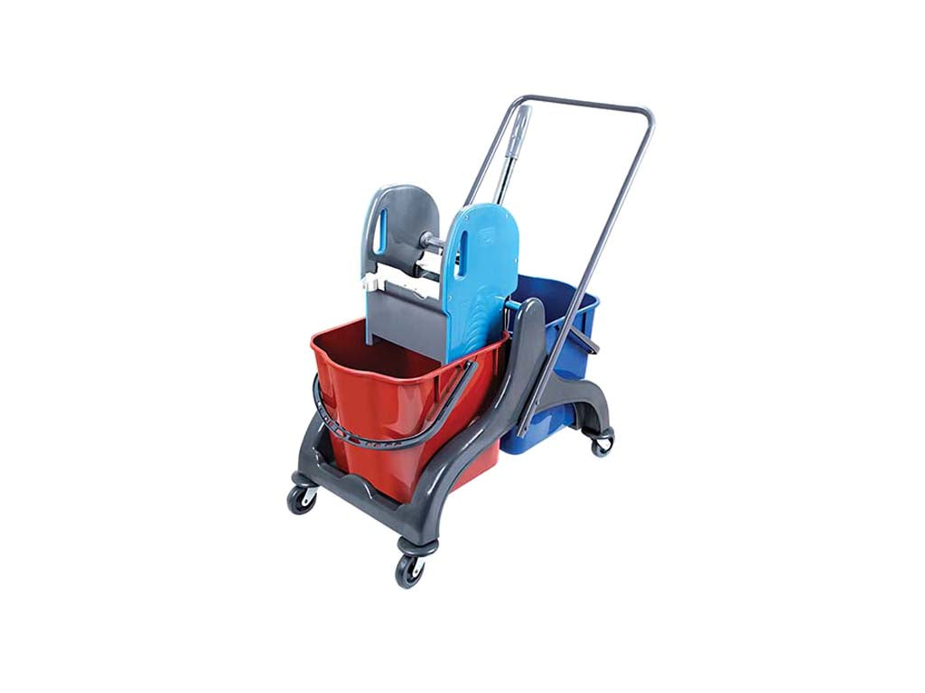 Cleaning Kit: 2x25 Trolley, Industrial Mop Manufacturer code KAT00768