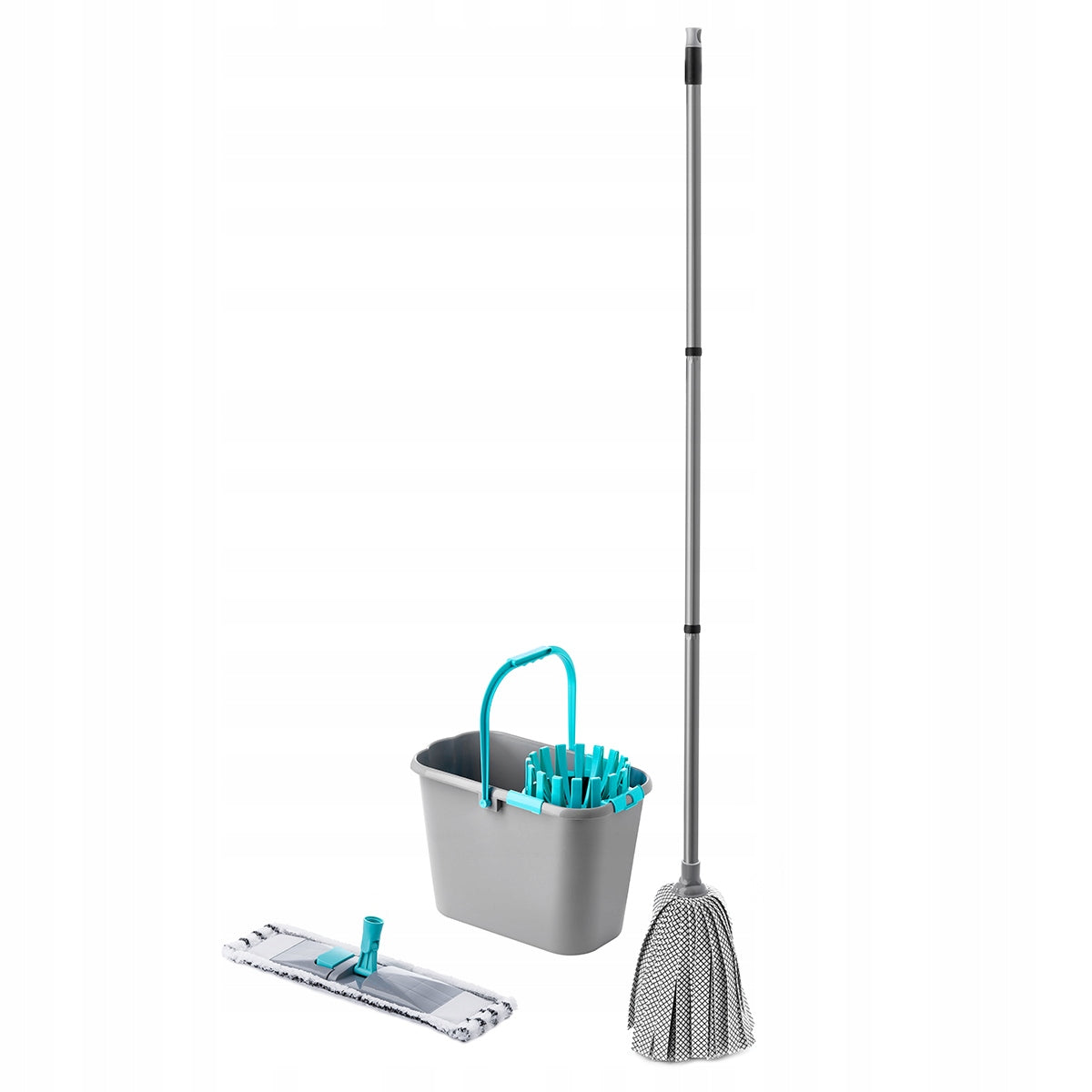 Cleaning Kit Bucket + Squeezer Mop Flat Strip Mop Set 3in1 Manufacturer code VMPX007